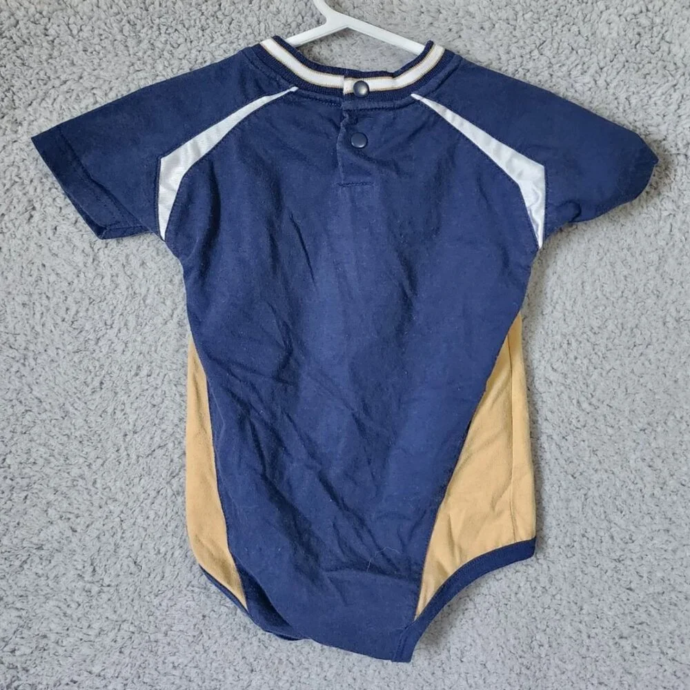 NIKE MLB Milwaukee Brewers Baby‎ Size 18-24 Mos Baseball Bodysuit Baby Toddler